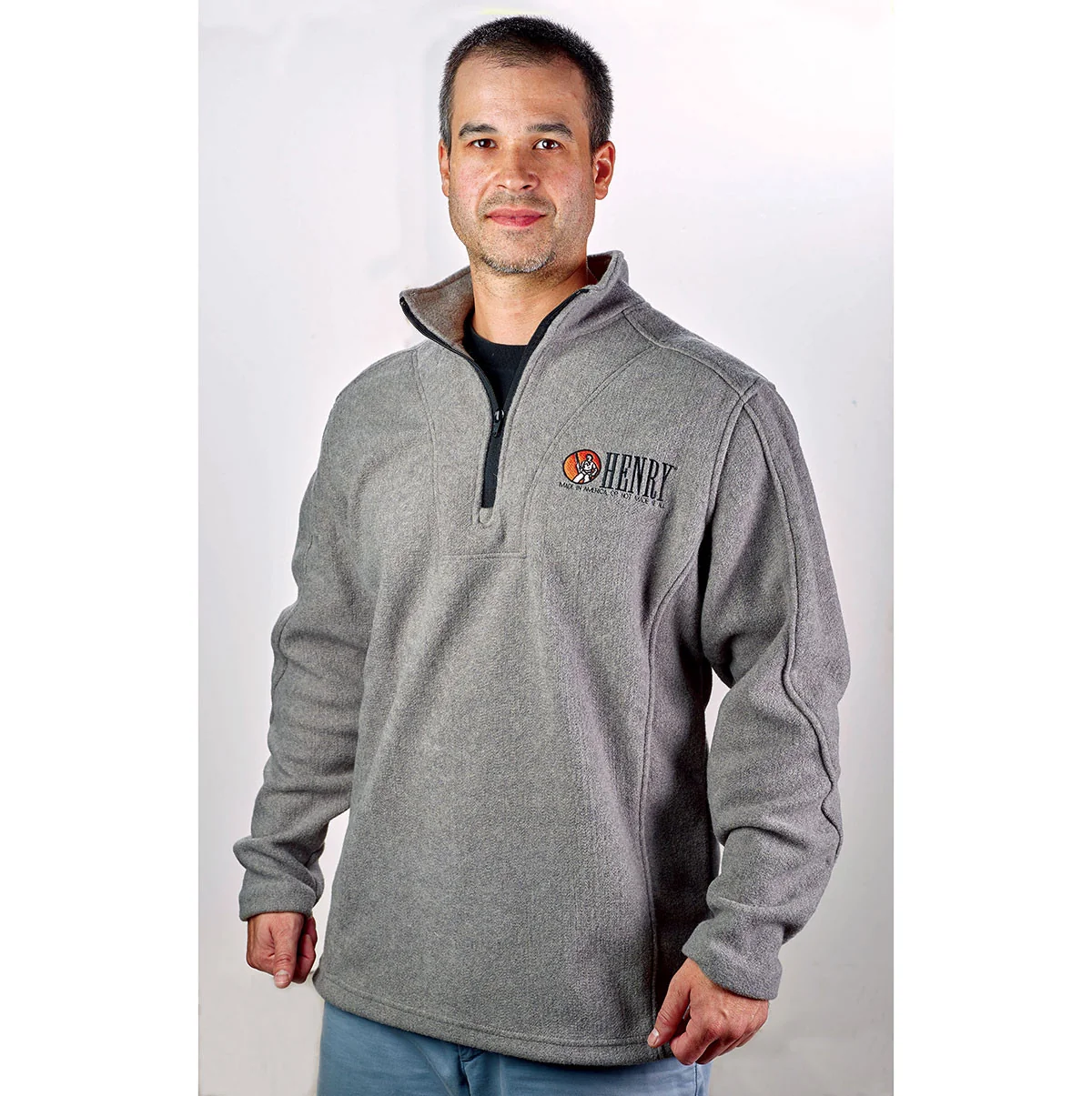 Henry Men's Grey Woolover - Image 3